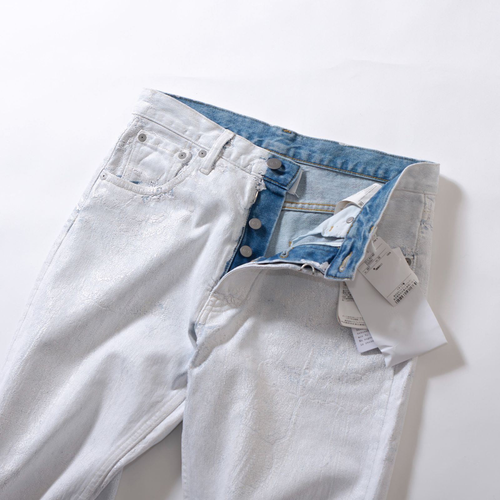 メゾンマルジェラ Maison Margiela ペンキデニム ビアンケット
