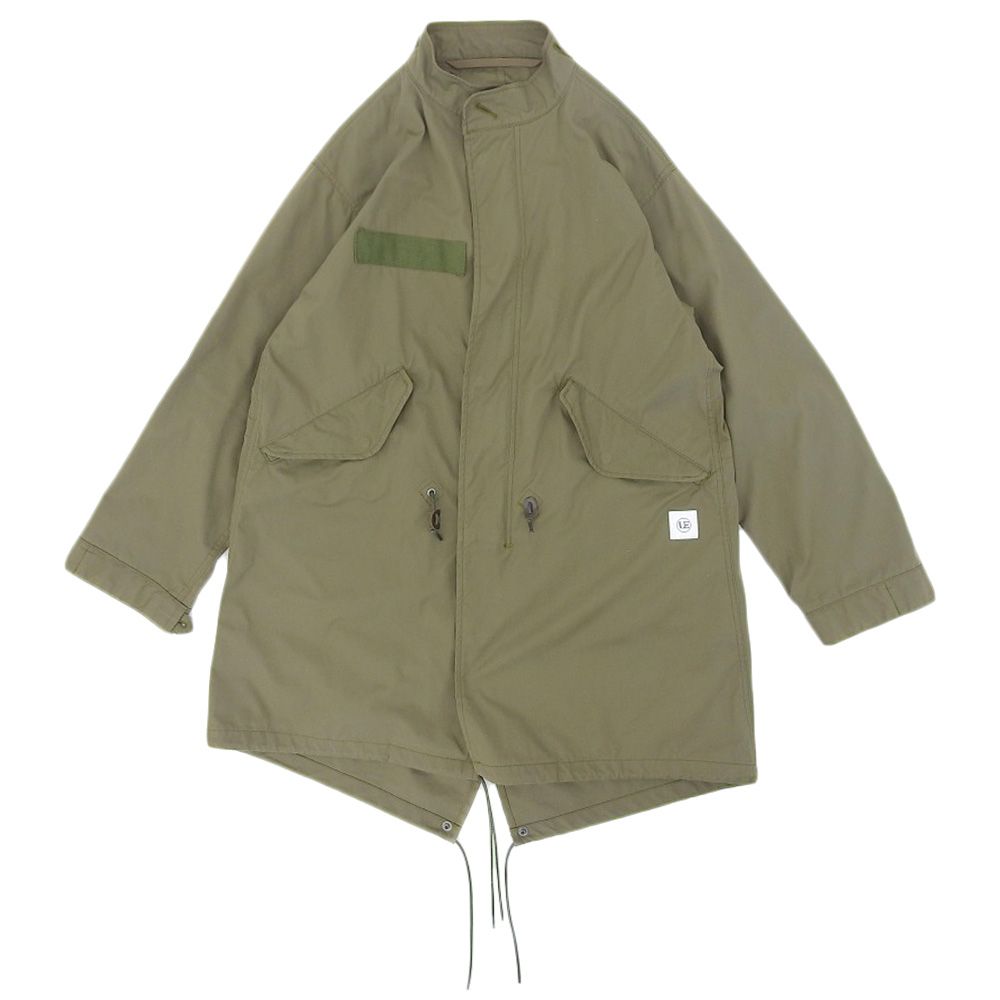 uniform experiment ユニフォームエクスペリメント SLEEVE PANELED MODS COAT コート メンズ カーキ 1 UE-212012 1