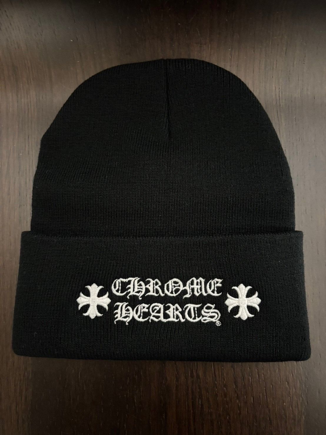CHROME HEARTS クロムハーツ Beanie ビーニー ニット帽 黒