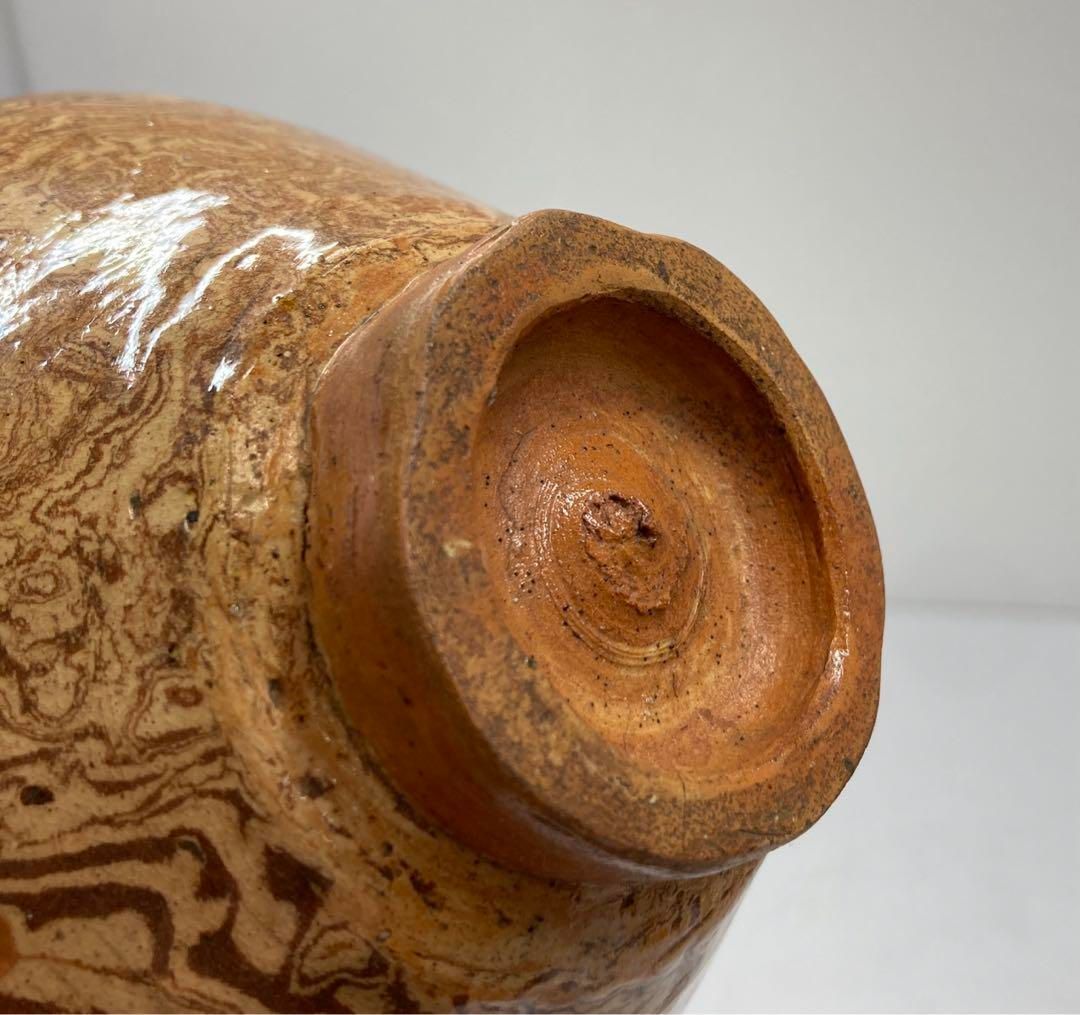 時代 練上 茶碗 直径13㎝ 東山5-1224① 時代 練上 茶碗 直径13