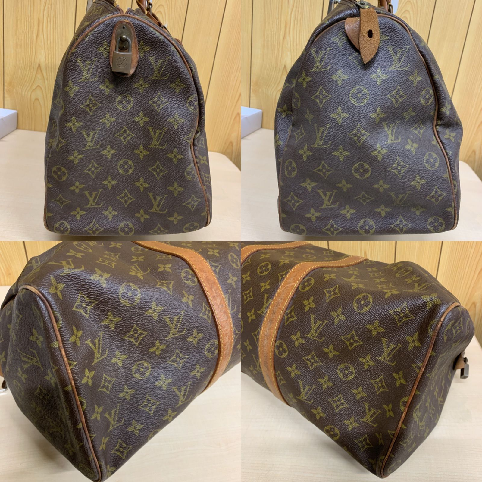 87 LOUIS VUITTON ルイヴィトン モノグラム キーポル45 M41428