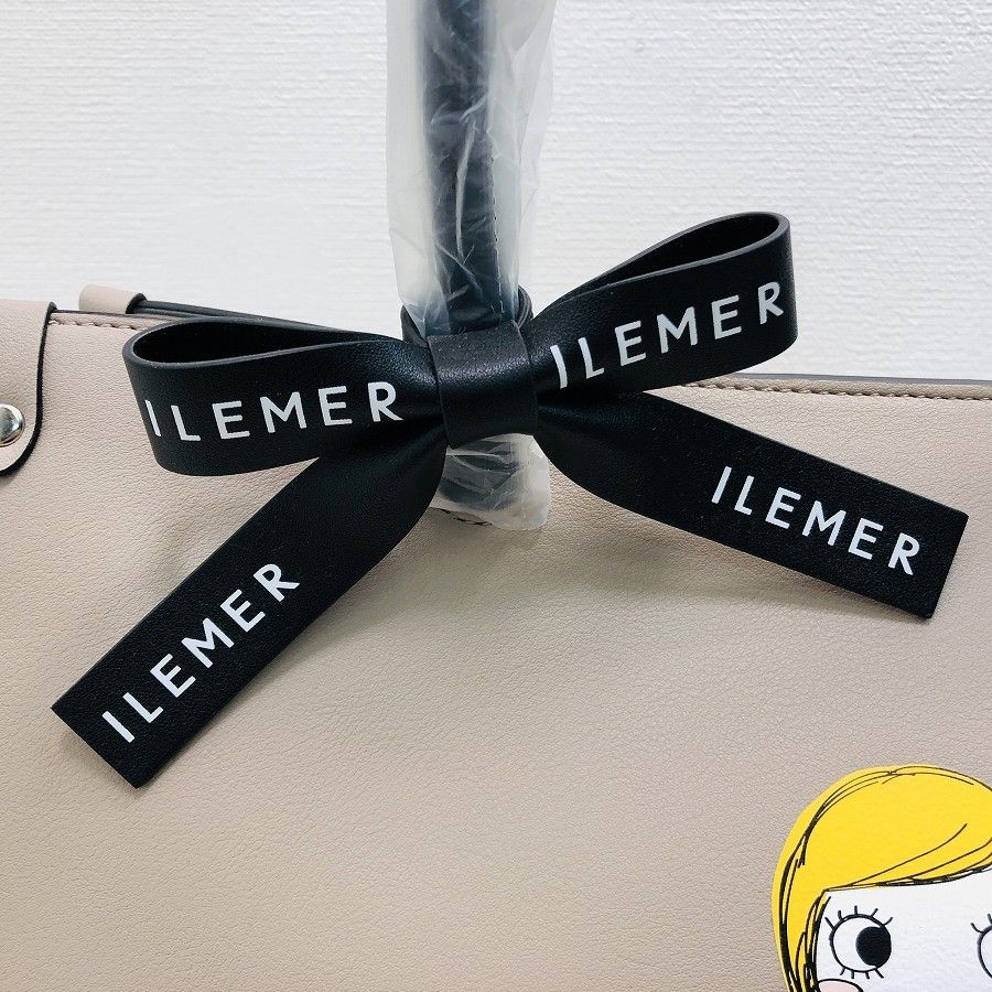 未使用品】ILEMER イルメール VIVI ビビ スクエアトートバッグ