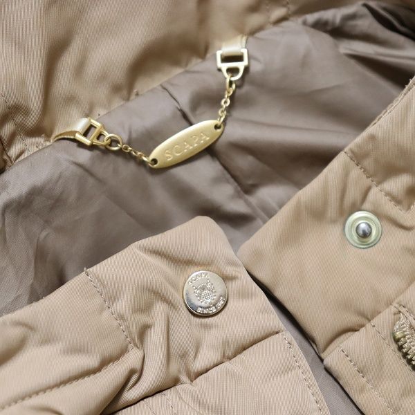 美品⭐︎SCAPA スキャパ　コート　ダウンコート　ダウンジャケット スキャパ SCAPA ダウン コート ジャケット フーディー トグル