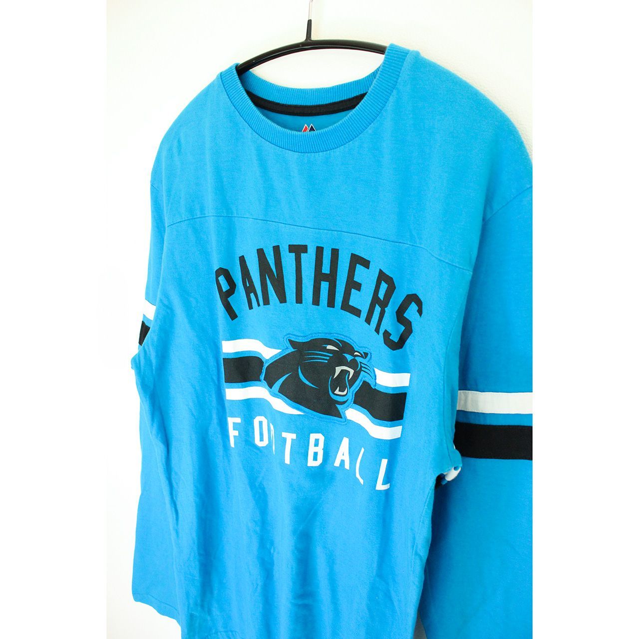 アメリカ古着 NFL カロライナパンサーズ Majestic 長袖 Tシャツ メンズ