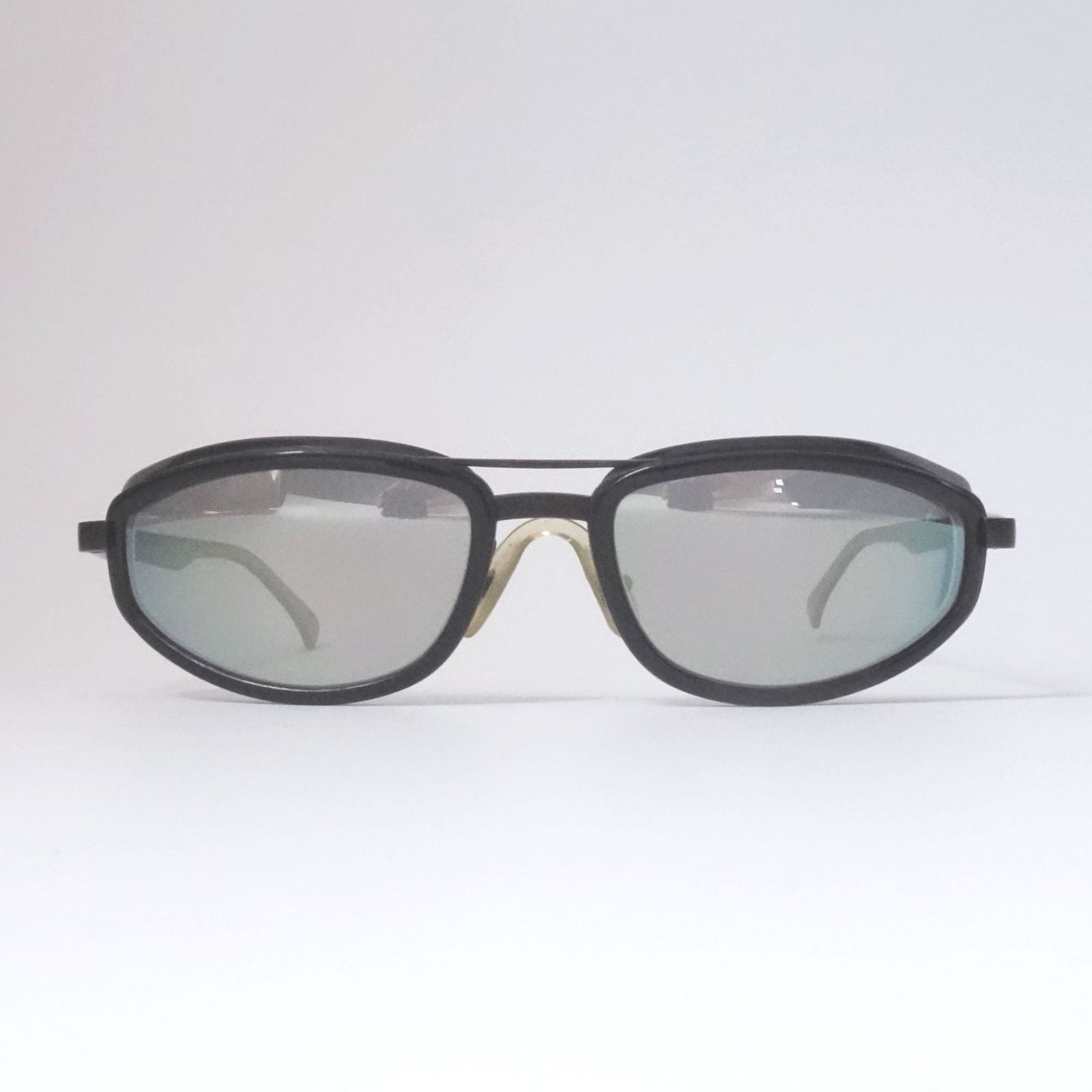 アランミクリ alain mikili メタルフレームサングラス ミラーレンズ