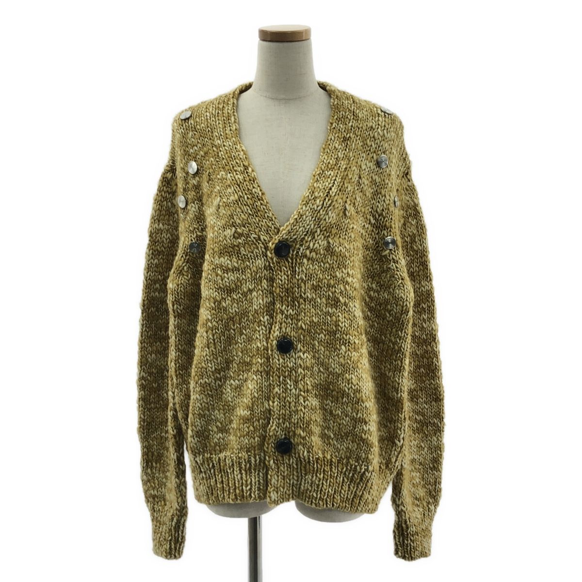 NAMACHEKO | ナマチェコ | CYRUS CARDIGAN ニット カーディガン | 36 | イエロー系 | レディース