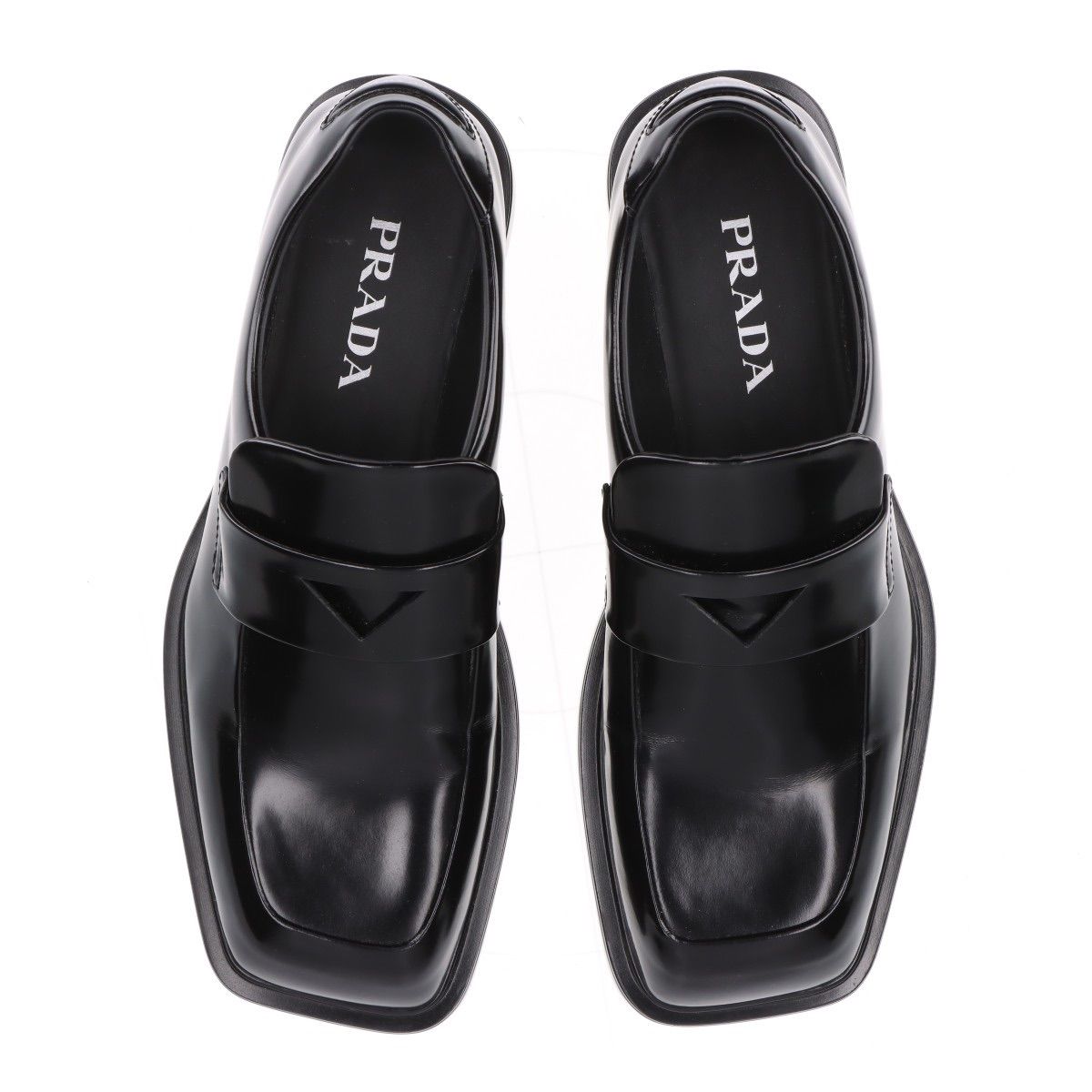PRADA プラダ ロゴ ローファー レザー 1D499N ブーツ スニーカー
