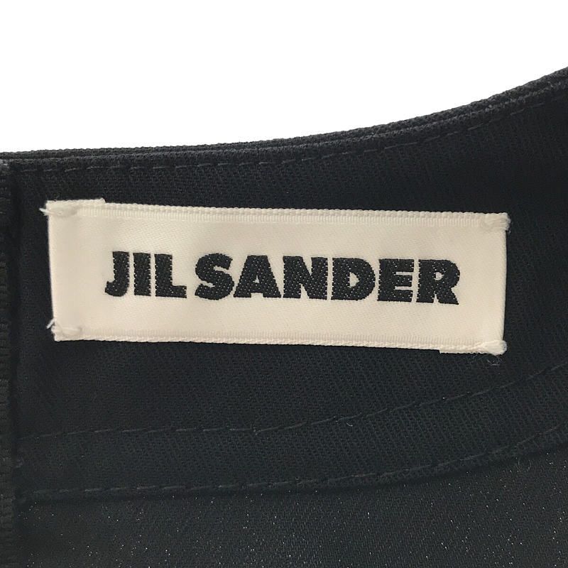 【美品】  JIL SANDER / ジルサンダー | コットン キーネック スリーブレストップス | 36 | ダークネイビー | レディース JIL SANDER / ジルサンダー | コットン キーネック スリーブレス