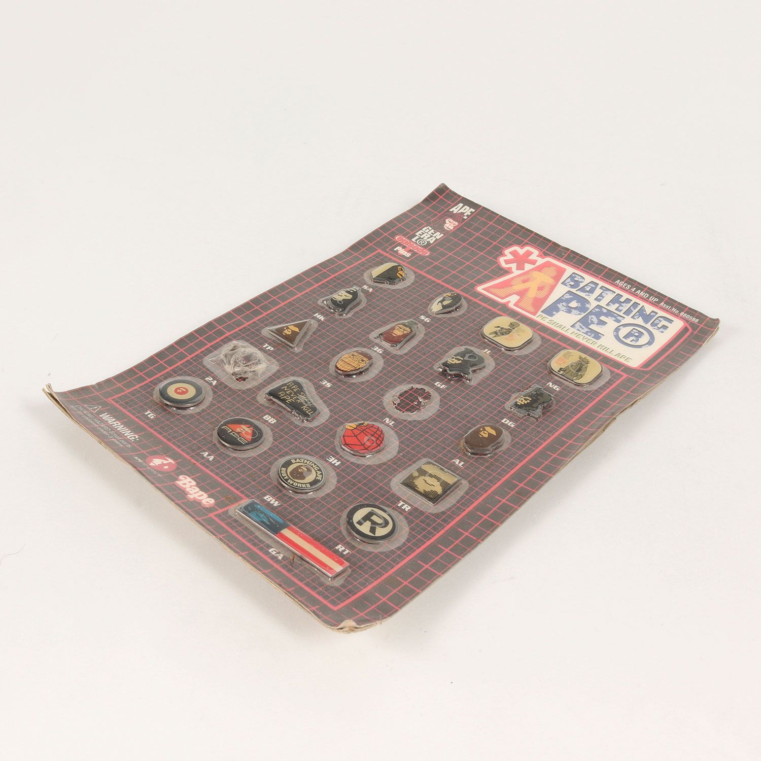 【当時物】A BATHING APE ピンバッジセット 計23個 A BATHING APE ア ベイシング エイプ 90s ピンバッチセット