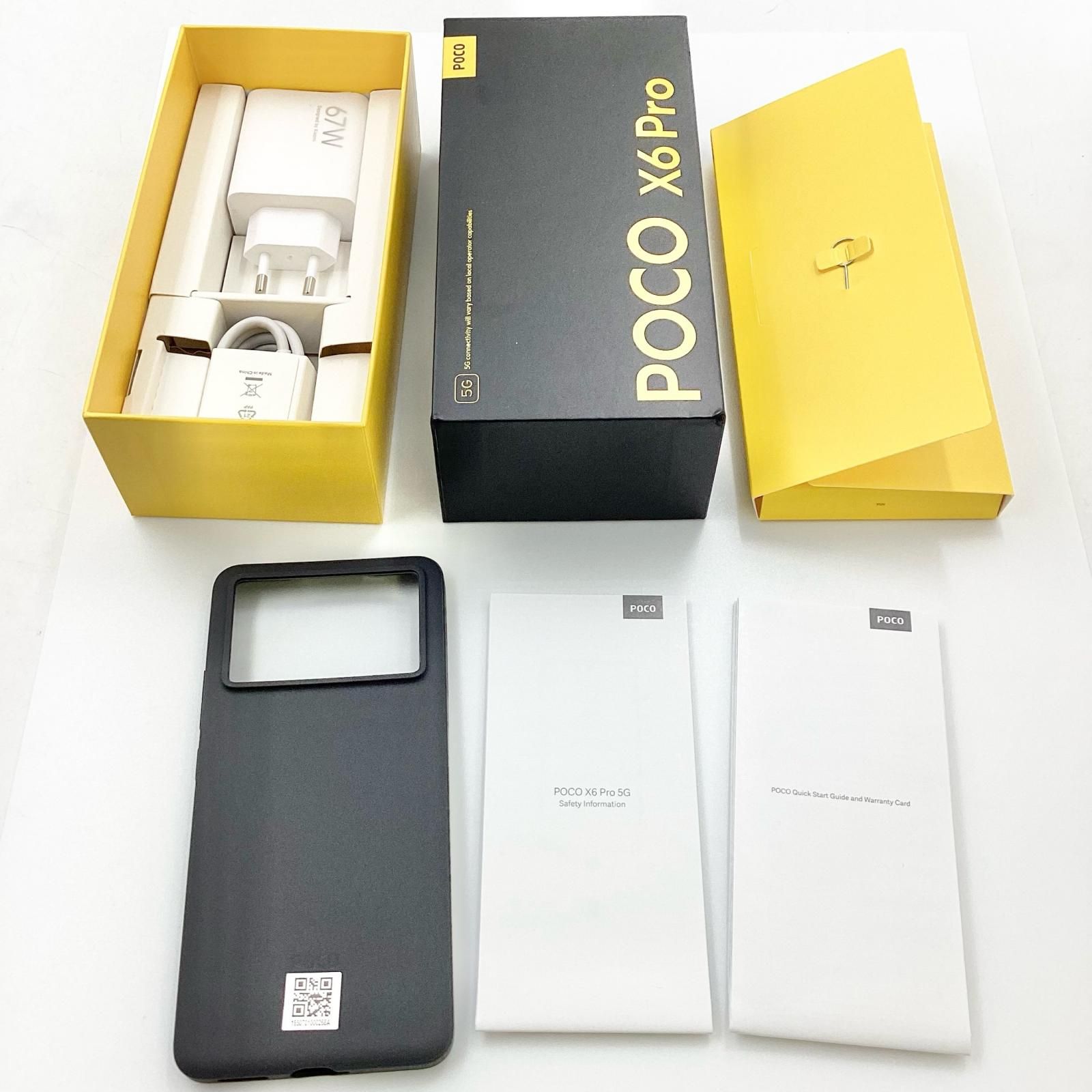 超美品POCO X6 Pro 5G本体 8GB/256GB 付属品未使用 おまけ poco X6 pro 8gb/256gb グローバルver Grey