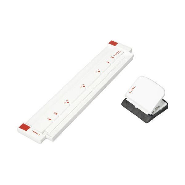 （まとめ）カール事務器 ゲージパンチ GP-2630-W ホワイト【×10セット