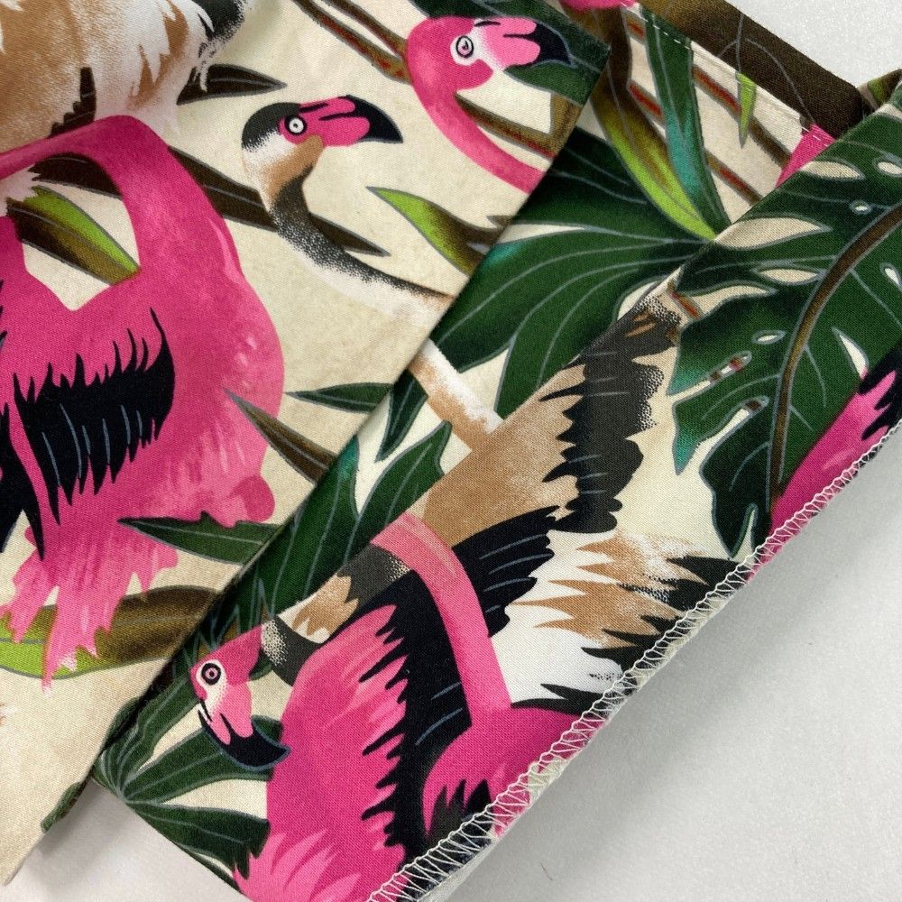 サイズ：32×32L LOUD MOUTH ラウドマウス  ストレッチパンツ フラミンゴ総柄 ベージュ系 [240101455073] ゴルフウェア メンズ ストスト サイズ：32×32L LOUD MOUTH ラウドマウス ストレッチパンツ
