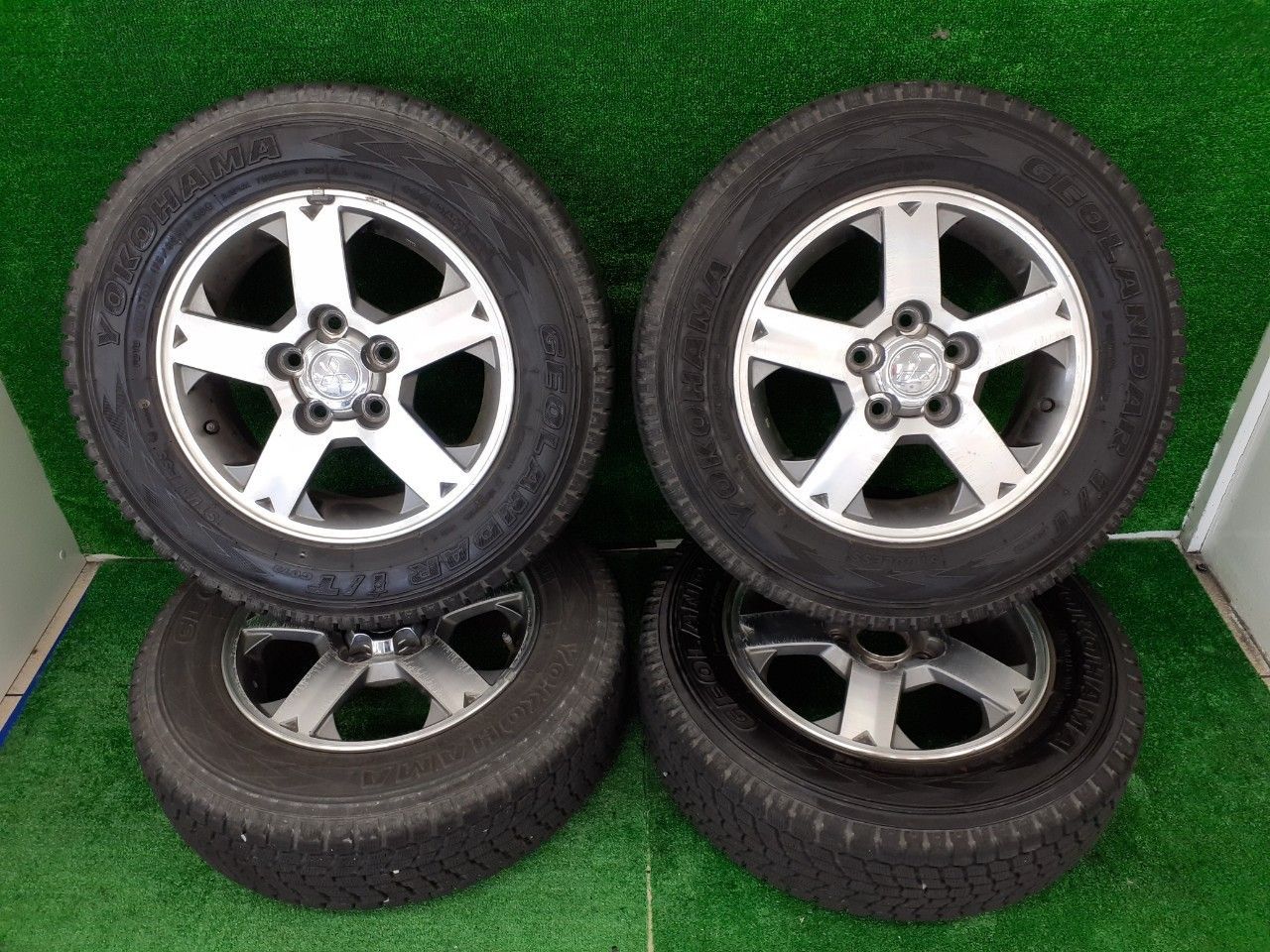 195 80 15 スタッドレス パジェロミニ YOKOHAMA GEOLANDAR