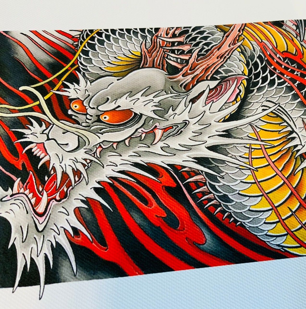 刺青 ポスター PT27 TATTOO 龍 アメリカタトゥー 雑貨