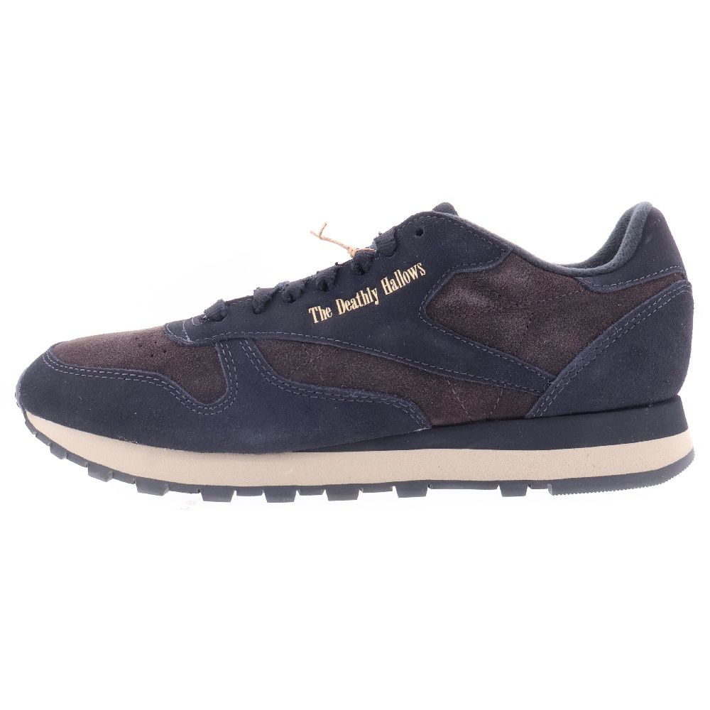 Reebok (リーボック) ×Harry Potter CLASSIC LEATHER ハリーポッター クラシックレザー ローカットスニーカー ブラック/ブラウン US9.5/27.5cm 100201817