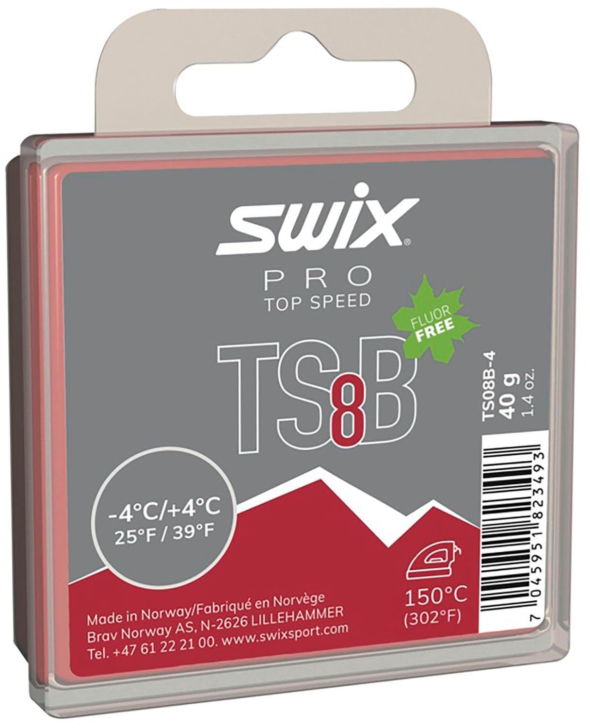 レッド SWIX(スウィックス) スキーワックス・チューンナップ用品 TS08 40g TS08B4 レッド