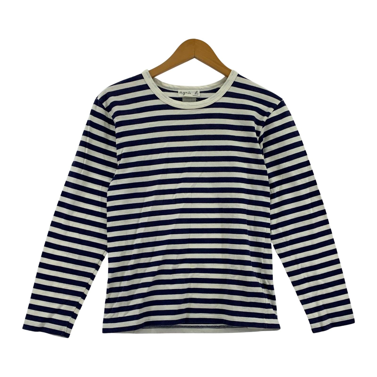 アニエス・ベー ロンT ボーダー agnes b 長袖 Tシャツ agns b agnes b. - 美品 agnes b. アニエスベー ボーダー ロング T