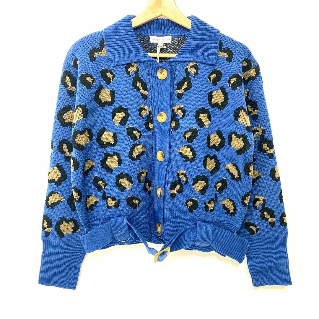 通販 ヒョウ柄 カーディガン レオパード カーディガン モヘア MOHAIR