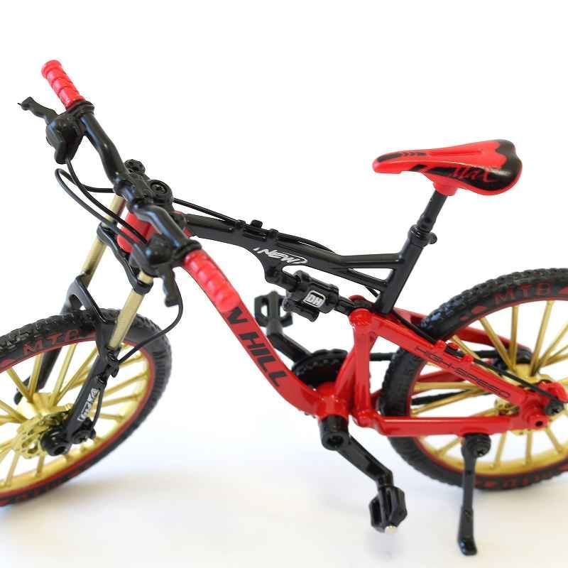 自転車 おもちゃ MTB マウンテンバイク 模型 ダイキャスト 1/10 自転車ミニチュア - メルカリ