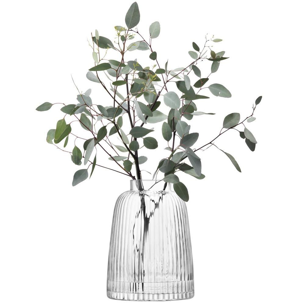 LSA エルエスエー Pleat Vase クリア LPT05 G1399-26-301 高さ26cm | フラワーベース 花器 花瓶