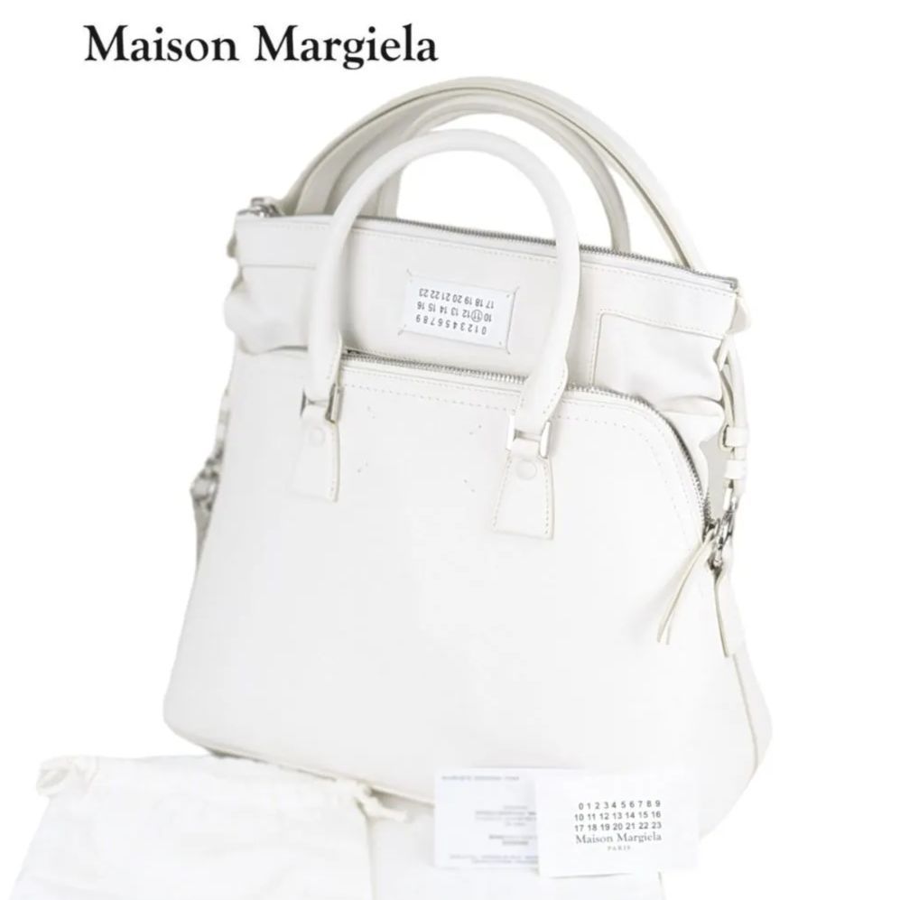 オープニング価格 【極美品】Maison Margiela 5AC ミディアム S56WG0093 ショルダーバッグ ハンドバッグ - メルカリ