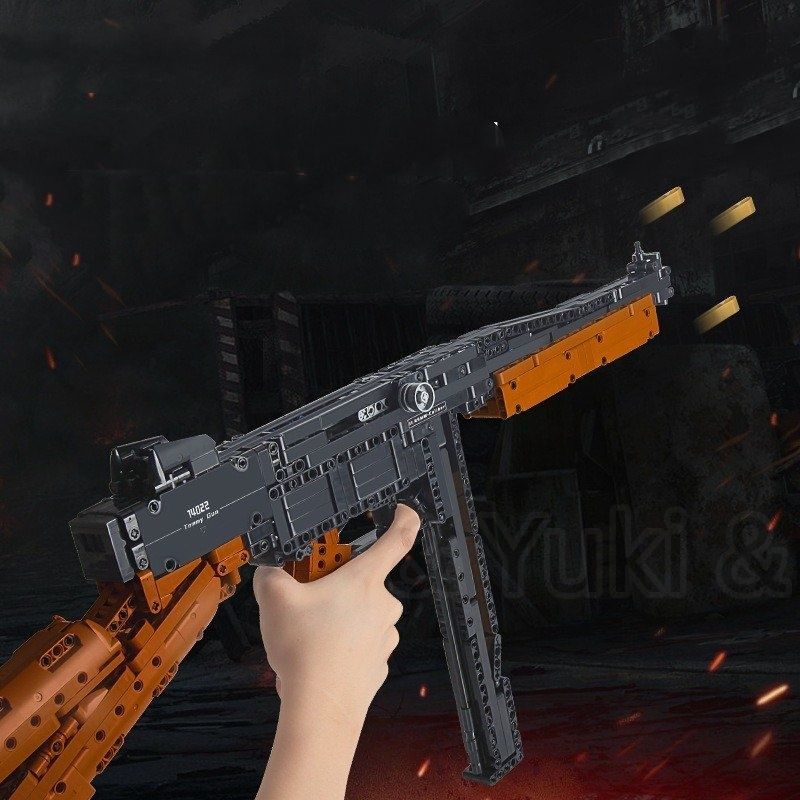 レゴ トンプソンサブマシンガン モデル 発射 ブロック 1208 PCS おもちや 知育玩具 子供用 玩具 組み立て