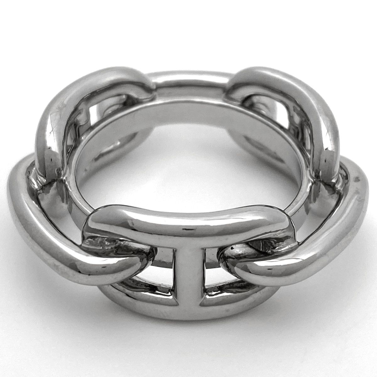 HERMES(エルメス)スカーフリング ルガテ シェーヌダンクル カレ シルバー メタル ストール ネクタイ クリップ 小物 アクセ【Ceやしろ店】 エルメス シェーヌダンクル スカーフリング ゴールド HERMES エルメス