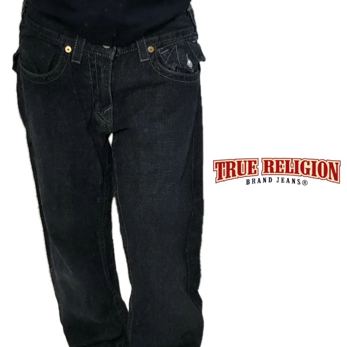 【雷市場（ポンジャン）商品韓国直送】 TRUE RELIGION(トゥルーレリジョン) ワイド パンツ 32