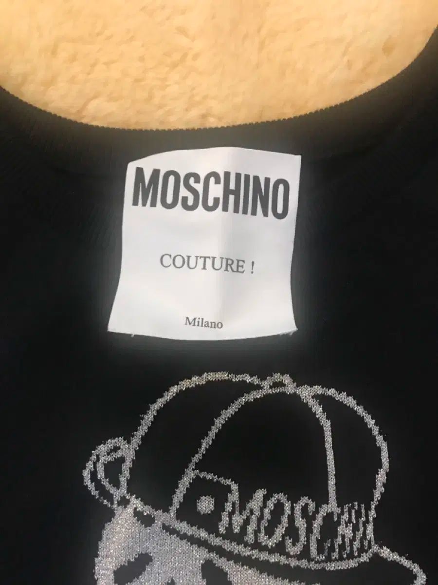モスキーノ スケルトン ブラック ノースリーブ ONE PIECE