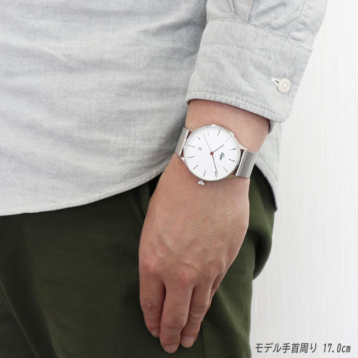 LACOSTE ラコステ CLUB アナログ カレンダー 男性 腕時計 2011201 三針 