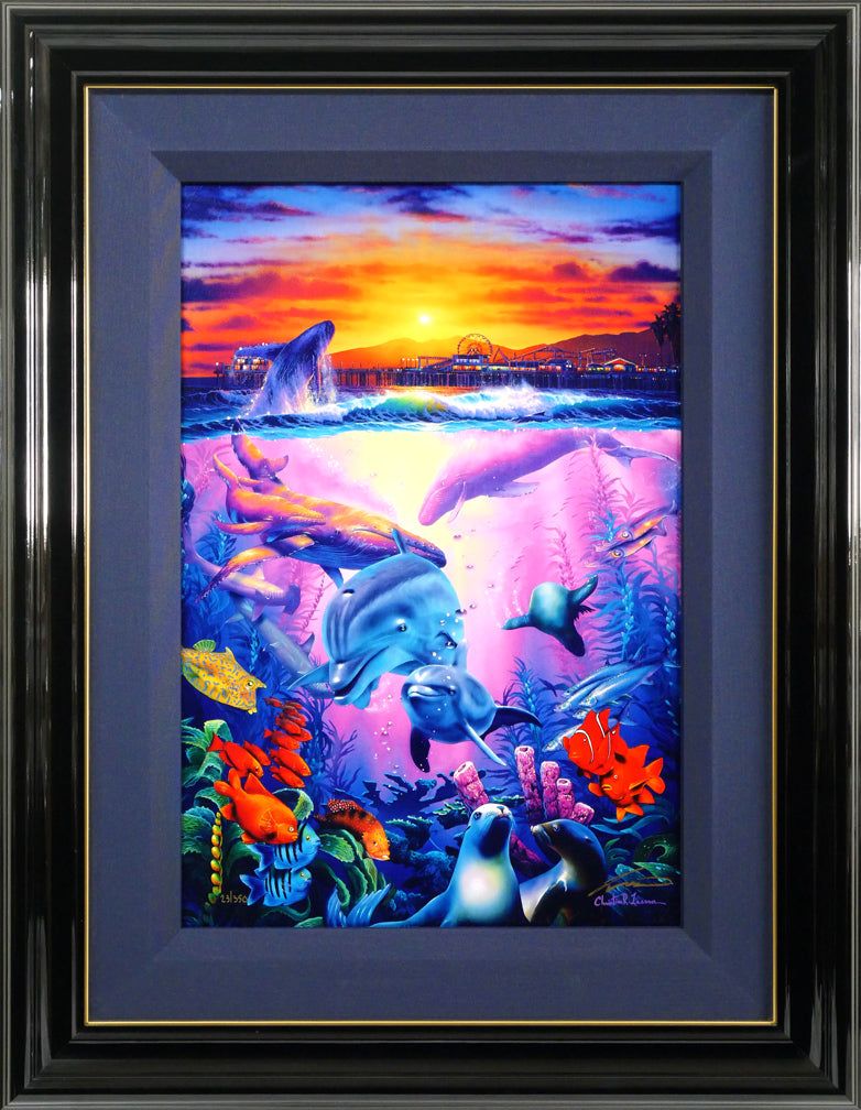 クリスチャン ラッセン Christian Lassen ベイウォッチ キャンバスエディション 直筆サイン入 小竹美術