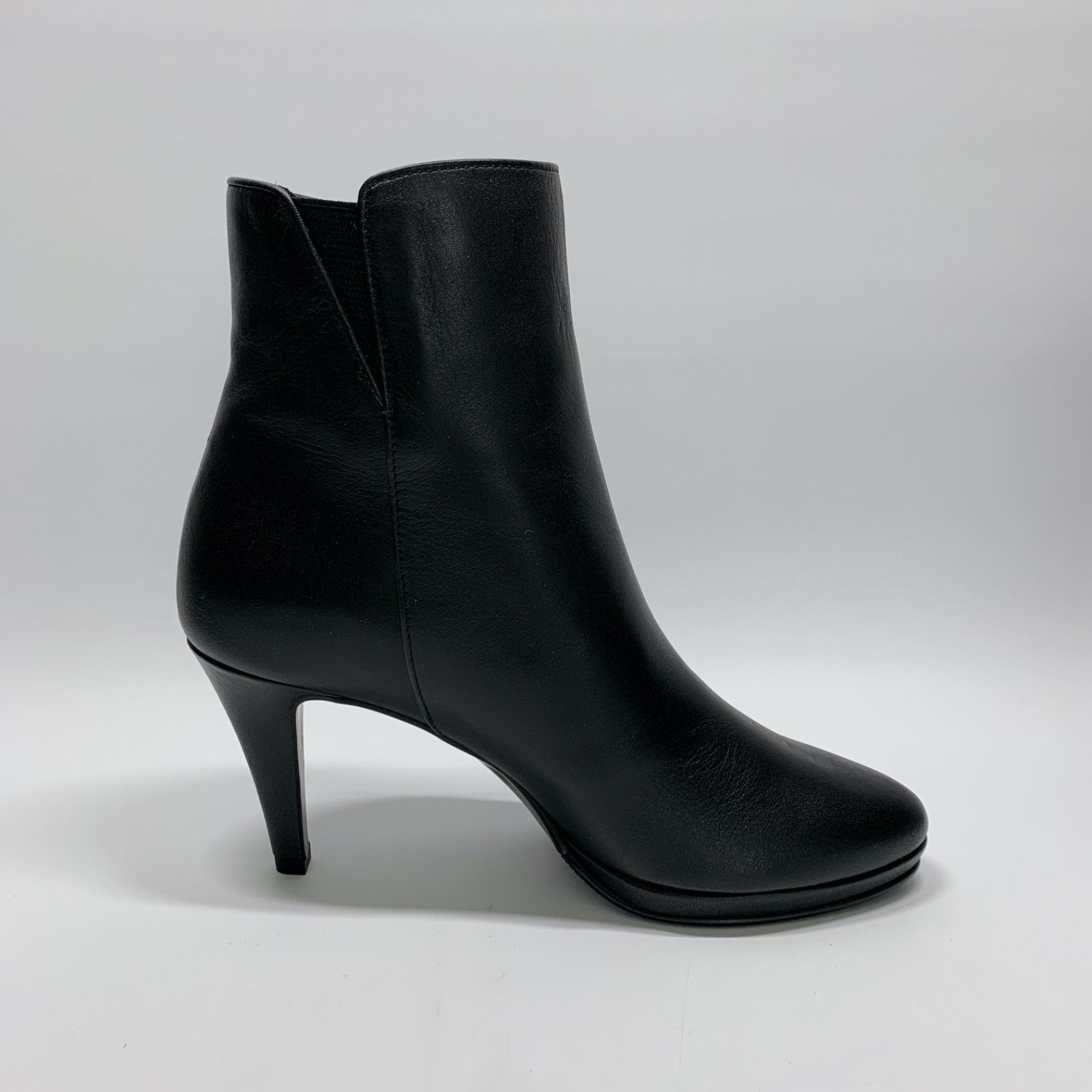 美品〇 HIMICO ヒミコ 卑弥呼 サイドジップ ショートブーツ ブラック