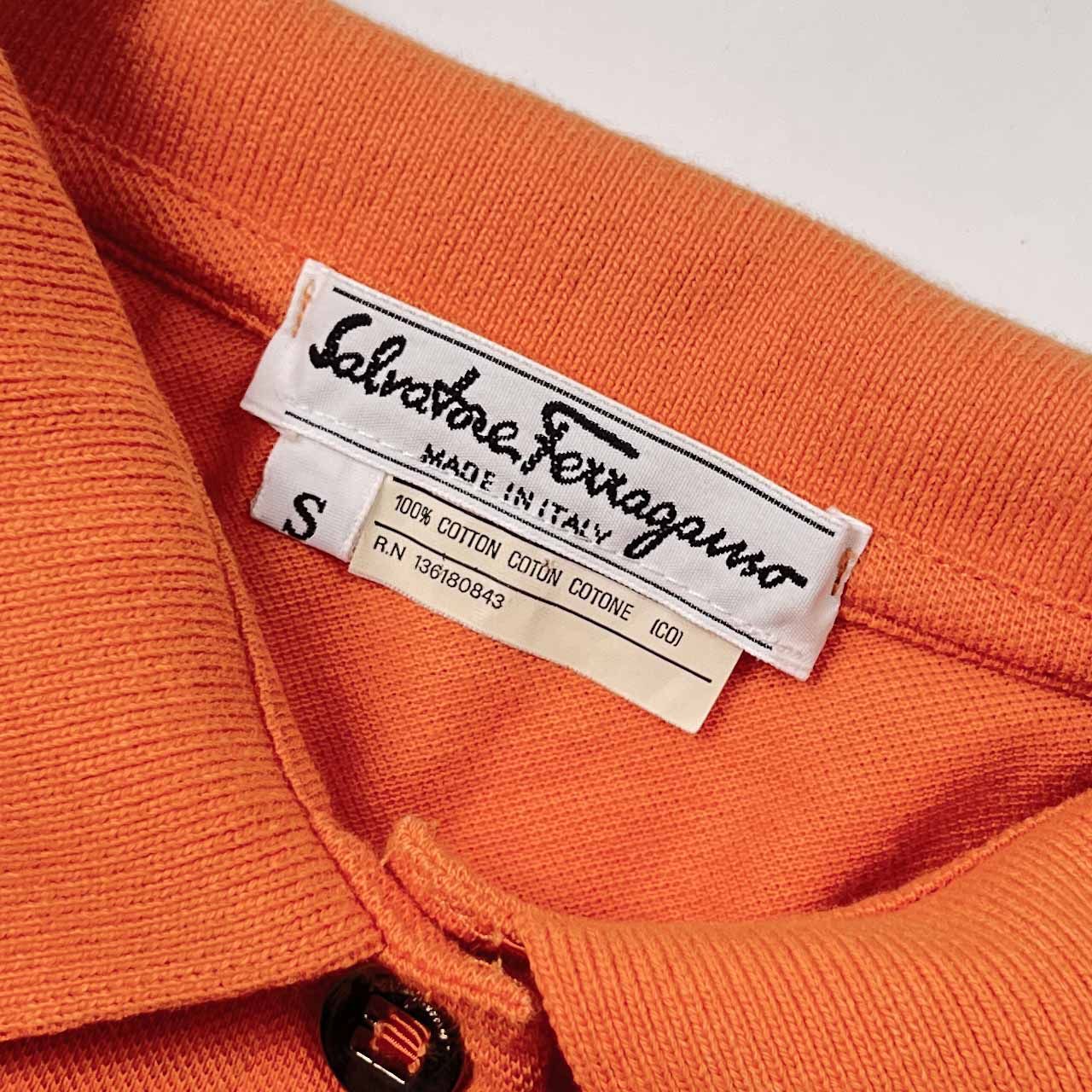 イタリア製 Salvatore Ferragamo サルヴァトーレ フェラガモ 鹿の子 