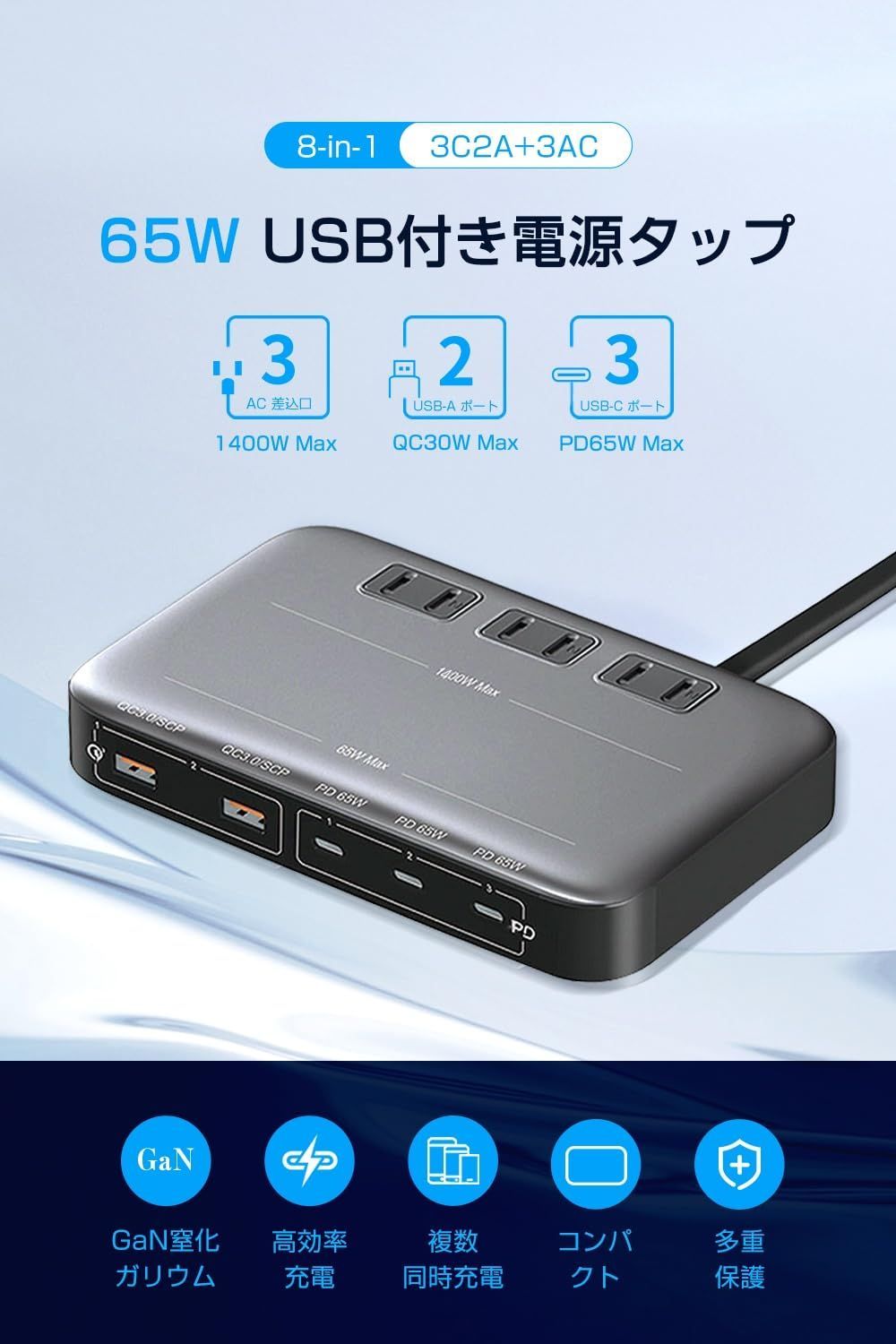 3USB-Cポート