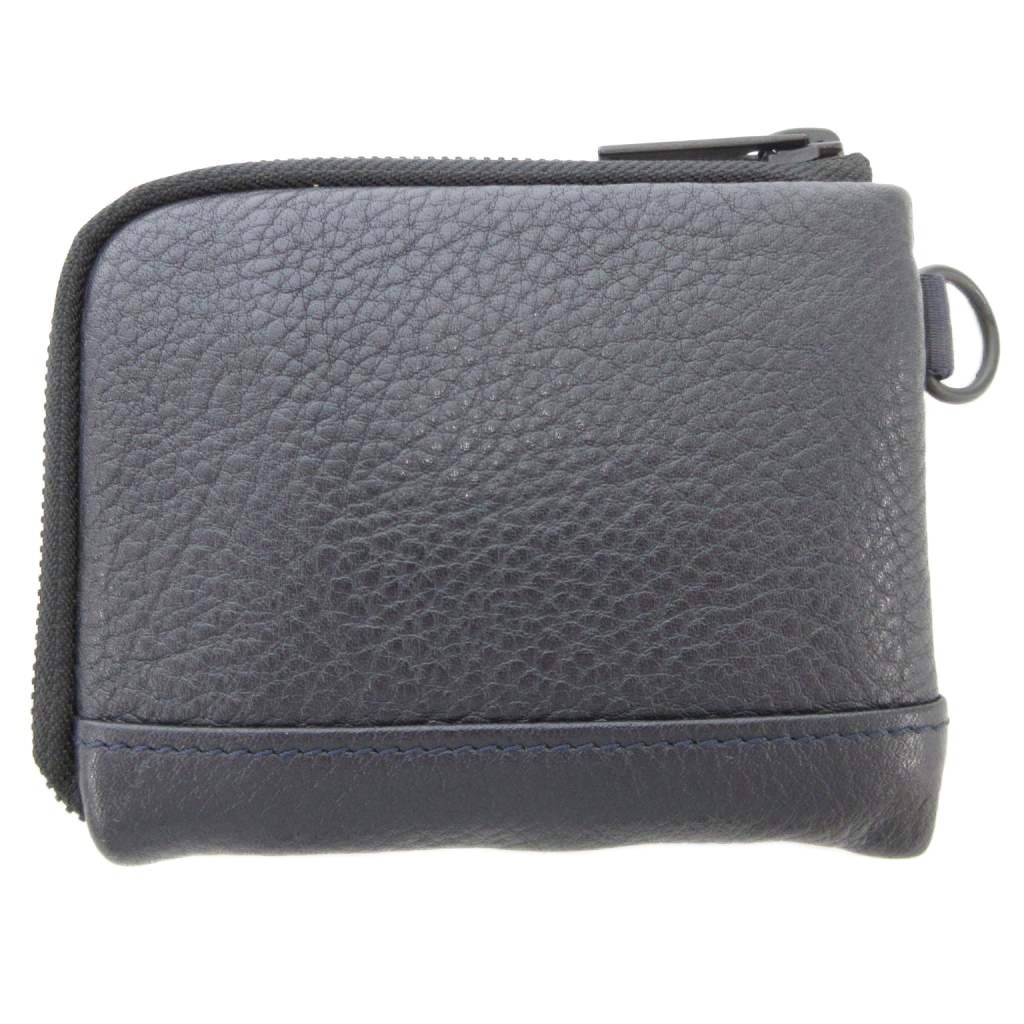 ポーター PORTER DELIGHT WALLET 小銭入れ コインケース ロゴ レザー 紺 ダークネイビー 145-03292 |AE