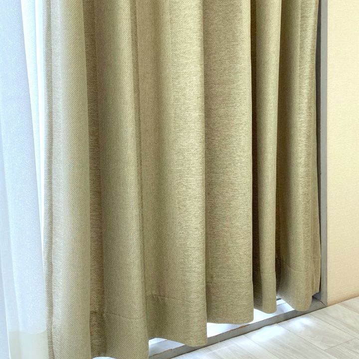 ドレープカーテン グリーン