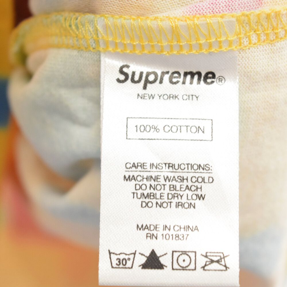 SUPREME (シュプリーム) 18ss letters L/S Top 総柄 長袖 カットソー T