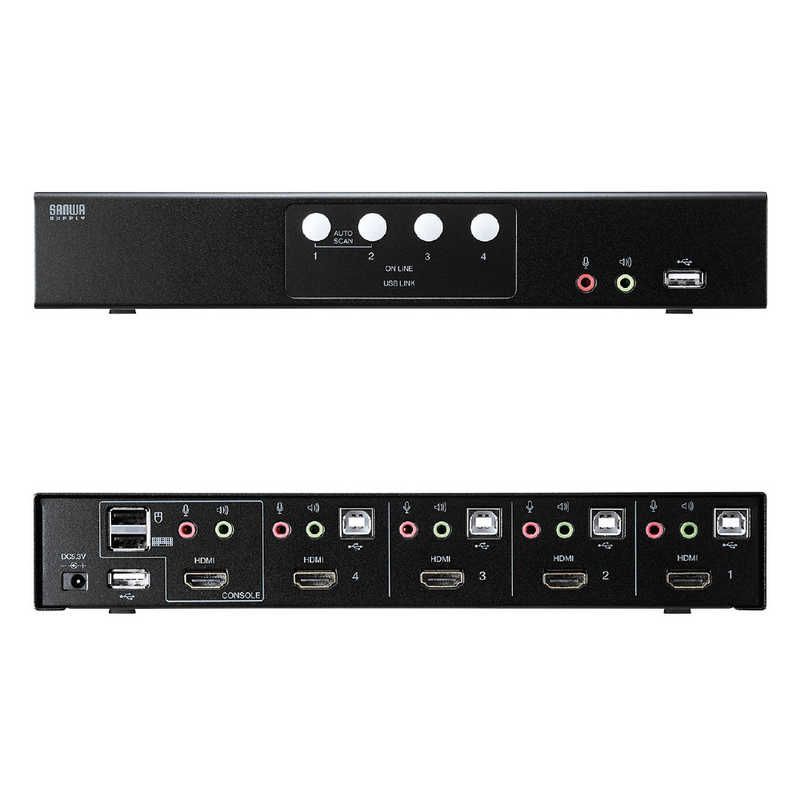 未開梱 サンワサプライ HDMI対応パソコン切替器 SW-KVM4HHC