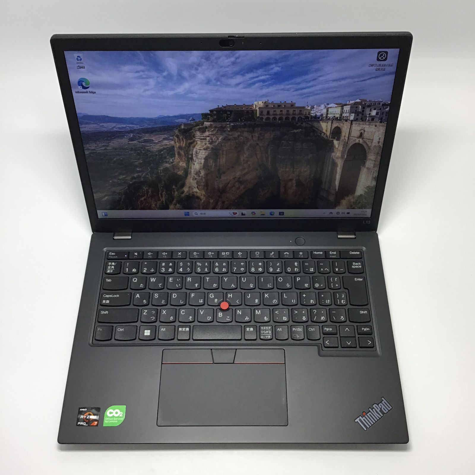 Lenovo ThinkPad L13 Gen4 AMD Ryzen 7Pro |メモリ 32GB | SSD 256GB | 13.3インチ | WEBカメラ | 顔認証| Win 11Pro 4636