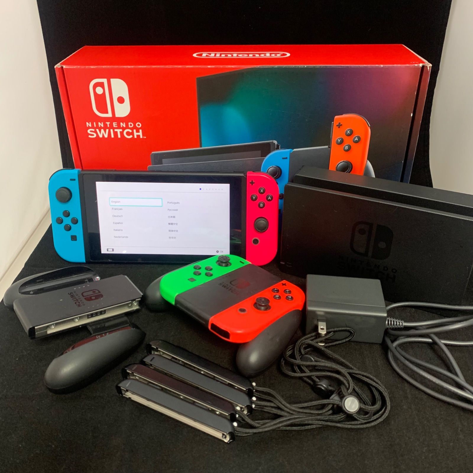 動作 済み ニンテンドースイッチ Nintendo Switch 本体 箱 コントローラー