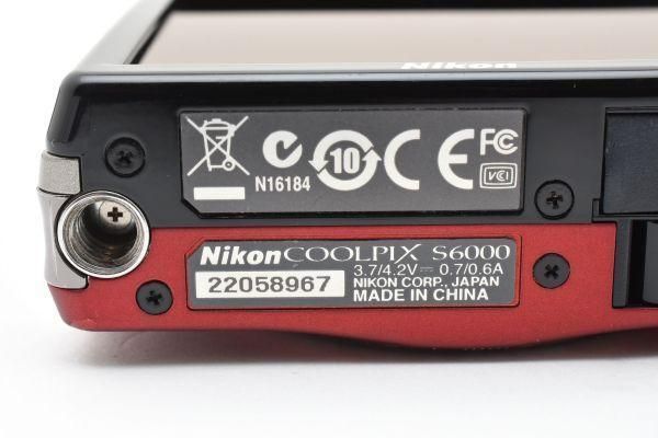 極美品｜Nikon COOLPIX S6000｜クールピクス デジタル｜E007 極美品｜Nikon COOLPIX S6000｜クールピクス デジタル｜E007