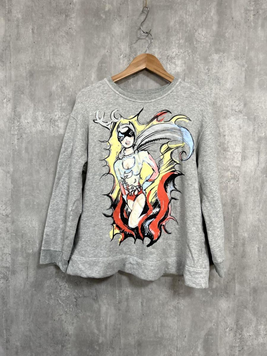 【レア】TSUMORI CHISATOツモリチサト鶴プリントスエット/トレーナー TSUMORI CHISATO（ツモリチサト）の「ﾋﾞｯｸﾞﾘｽ裏毛（Tシャツ