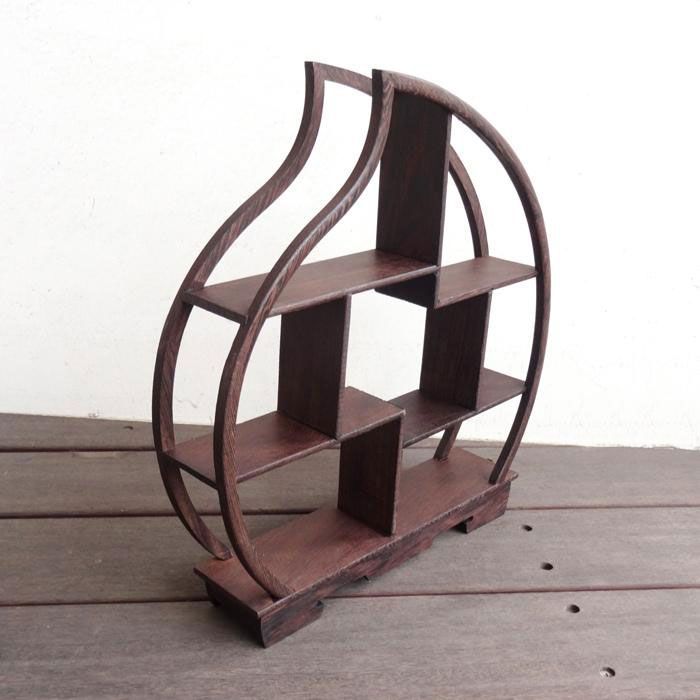 オリエンタル　飾り棚 東谷 コレクションシェルフ W365 D250 H950 シェルフ コレクション棚