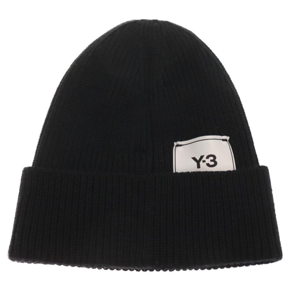 Y-3 (ワイスリー) ニットキャップ 帽子 ブラック 23D001 - メルカリ