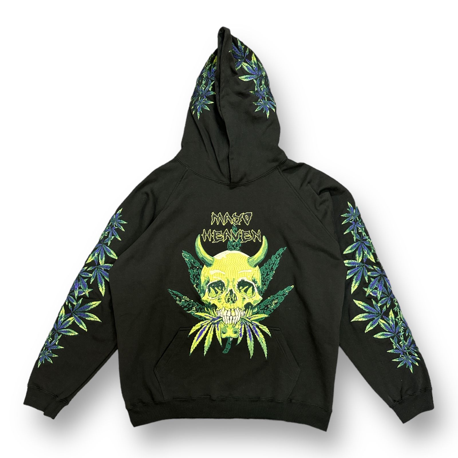 MAYO DEVIL SKULL EMBROIDERYパーカー Lサイズメンズ