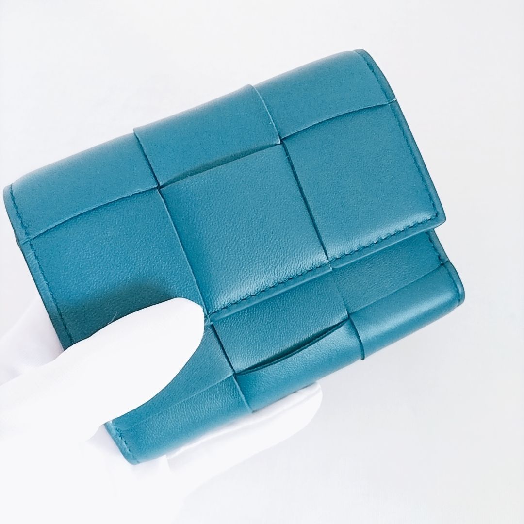 新品未使用】BOTTEGA VENETA カセット 三つ折りファスナー財布