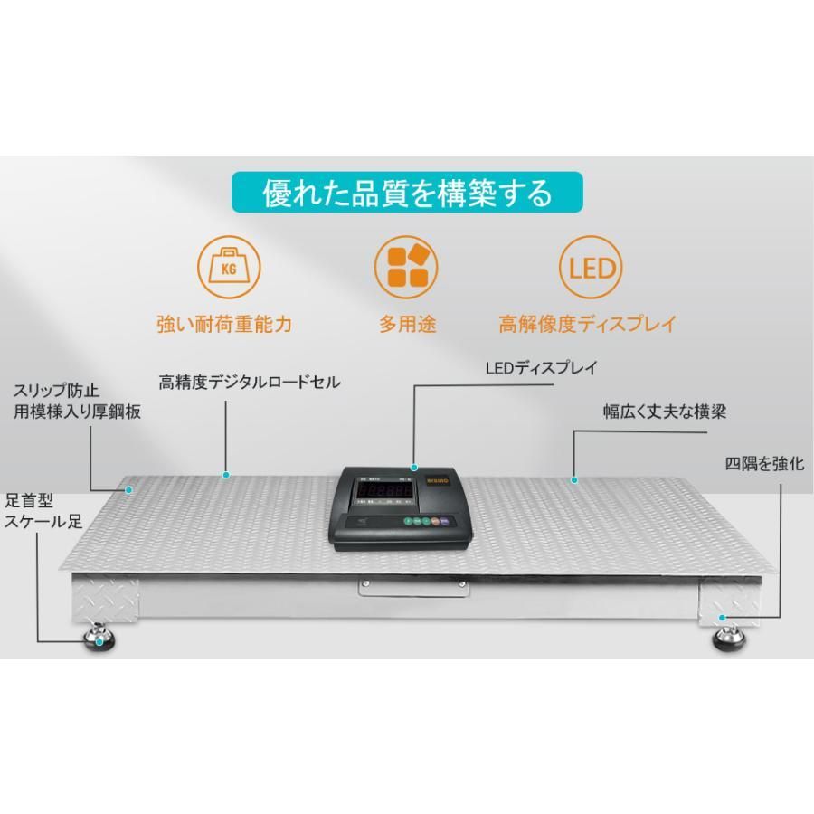 台秤 1トン フロアスケール 台はかり 低床台はかり デジタル台はかり フレコン パレット 秤 量り 最適 大型 1t 表示精度:0.2kg  デジタル表記の台秤計り ハカリ - メルカリ