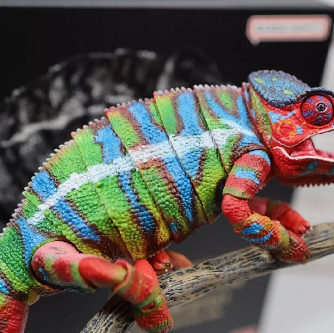 新品未開封 いきもの大図鑑 プレミアム パンサーカメレオン アンビローブ・レッド 新品 いきもの大図鑑プレミアム パンサーカメレオン（アンビローブ