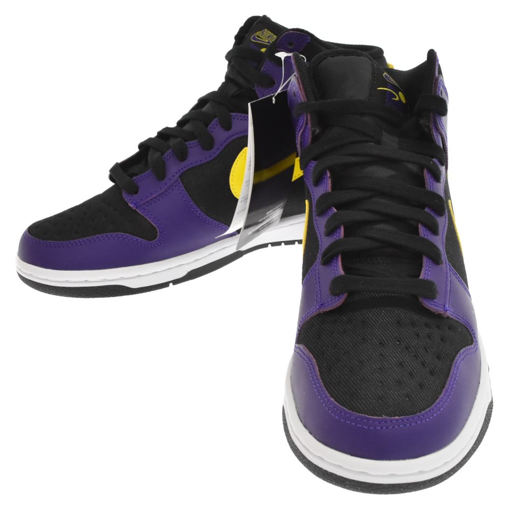 NIKE ナイキ DUNK HIGH PRM EMB COURT PURPLE LAKERS DH0642-001