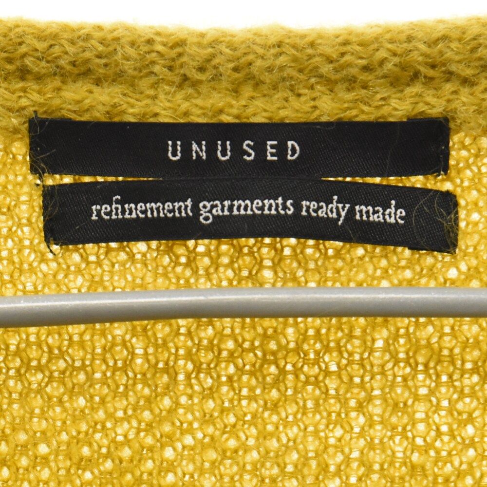 UNUSED (アンユーズド) 20AW mohair cardigan US1861 モヘヤニットカーディガン マスタード - メルカリ